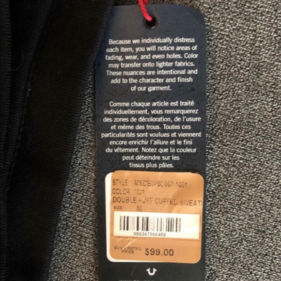 true religion black and gold joggers - Picture 3 of 3